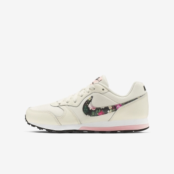 Nike MD Runner 2 Vintage Floral - Løbesko - Hvide/Pink/Hvide/Sort | DK-29232